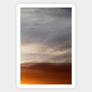 January Dawn Sky in Ireland Sticker